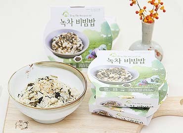 [여수/순천/광양 포장디자인제작] 수다락 하동녹차잎으로만든 녹차 비빔밥 패키지 개발