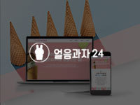 전남 홈페이지 제작 - 얼음과자24 제작